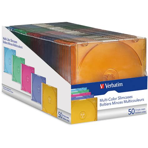 Verbatim CD/DVD Slim Storage Cases (Pack of 50) – ATP Depot