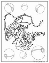 10 Rayquaza Pokemon Coloring Page  KoloringPages sketch template