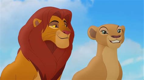 Simba and Nala, I love the way he looks at her | Fotos del rey leon, Rey leon, El rey leon