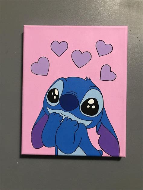 Lilo and Stitch Wholesome Stitch Acrylic Stretched Canvas | Etsy ...