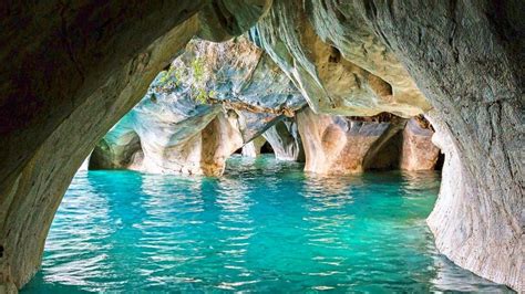 Marble caves (General Carrera Lake, Chile) - backiee