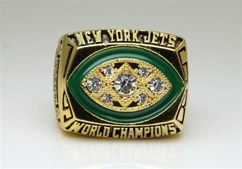 1968 New York Jets super bowl Championship Ring 11 Size