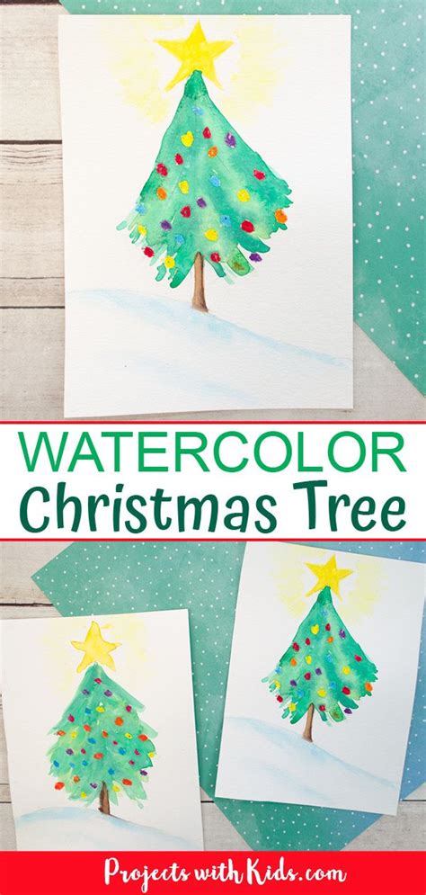 Create a Festive Watercolor Christmas Tree with Fun Techniques