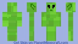 Alien skin Minecraft Skin