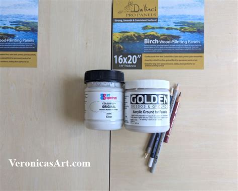 Pros and cons drawing on wood in colored pencil – Veronica Winters Painting