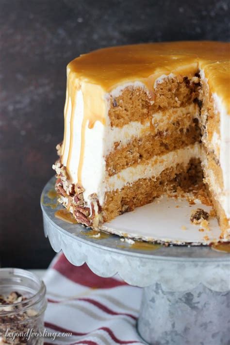 Salted Caramel Butterscotch Cake with Brown Butter Frosting - Beyond ...