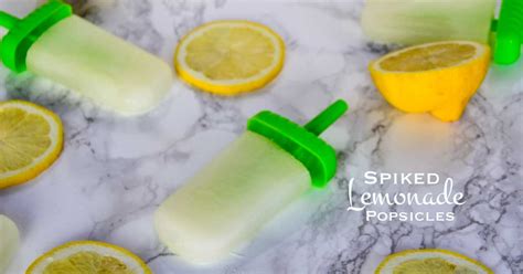 Spiked Lemonade Popsicles - Renee Nicole's Kitchen