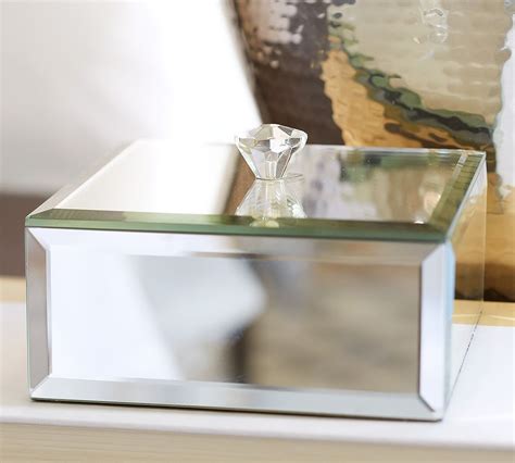 Selina Mirrored Jewelry Box | Pottery Barn