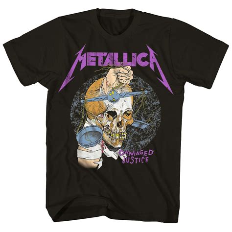 Metallica T-Shirt | Damaged Justice '88 Tour T-Shirt (Reissue)