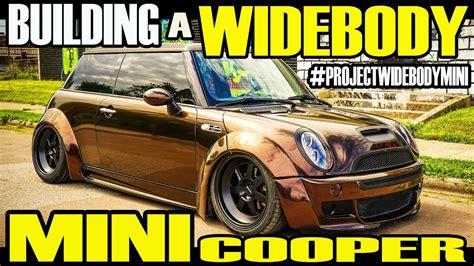 BUILDING A WIDEBODY MINI COOPER IN 45 MINUTES!!!! - YouTube