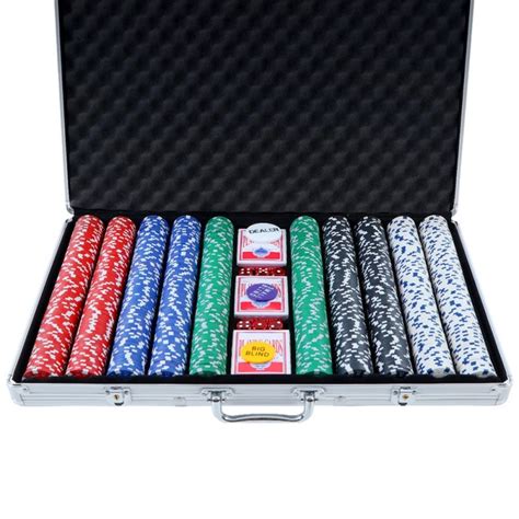 Premium 1000 Chips Poker Set in Aluminium Case | DadShop