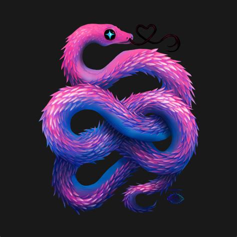 Cotton Candy Snake - Snake - T-Shirt | TeePublic