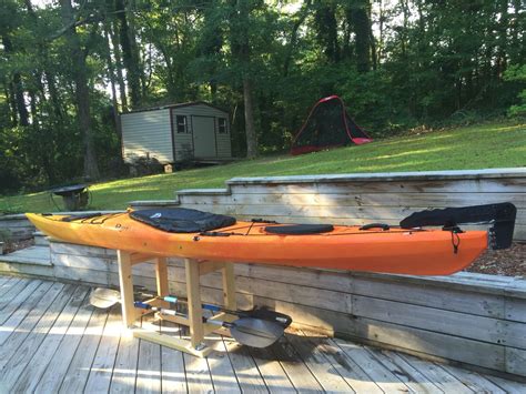 Kayak stand DIY | Kayak fishing, Kayak stand, Kayaking