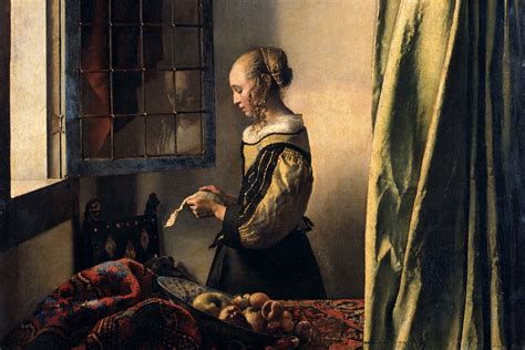 A Hidden Image Revealed Behind Vermeer's Girl Reading a Letter at an ...