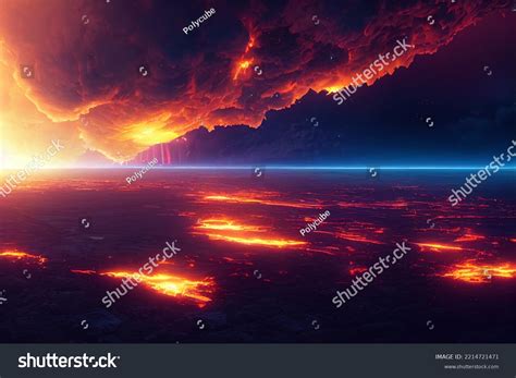 Planet About Destroy Concept Art Background Stock Illustration ...