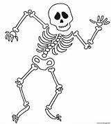Printable Skeleton sketch template