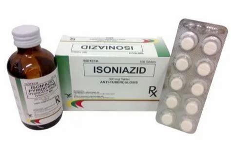 Isoniazid Pyridoxine 300 Mg Tablets at Rs 212/pack | Isoniazid Tablet ...