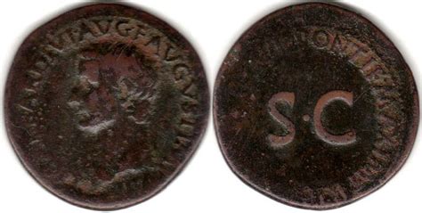 Tiberius - Roman coins free online catalog with values and pictures