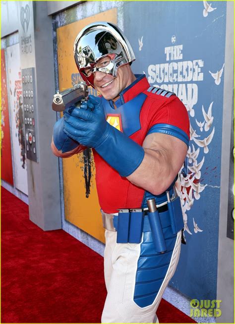 John Cena Dresses in Costume at 'The Suicide Squad' Premiere, Walks ...