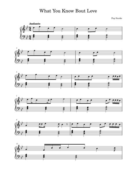 What You Know About Love Sheet music for Piano (Solo) Easy | Musescore.com