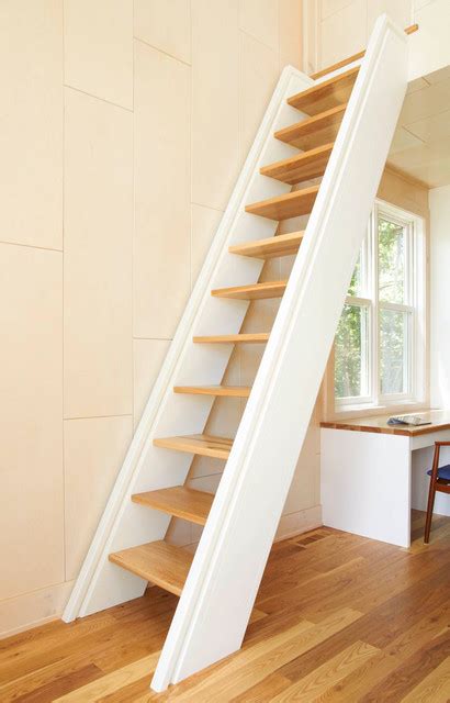 18 Interesting Options For Designing Stairs For The Attic