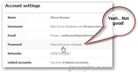 How to Change your Facebook Password