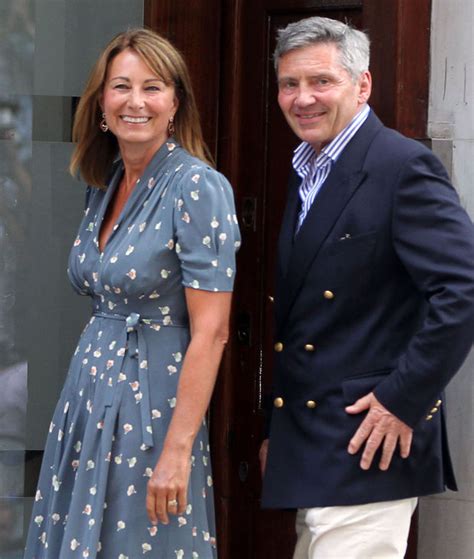 Carole and Michael Middleton - Royal baby boy leaves hospital - Digital Spy