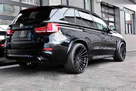 NEW 22" HAMMAN HAMAN STYLE BLACK ALLOYS FIT BMW X5 X6 STAGGERED ALLOY ...