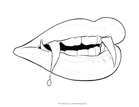 Vampire Fangs Drawing | Free download on ClipArtMag