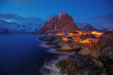 Hamnoy - Hamnoy lighting andrewbazanov.com | Natural landmarks, Lofoten ...