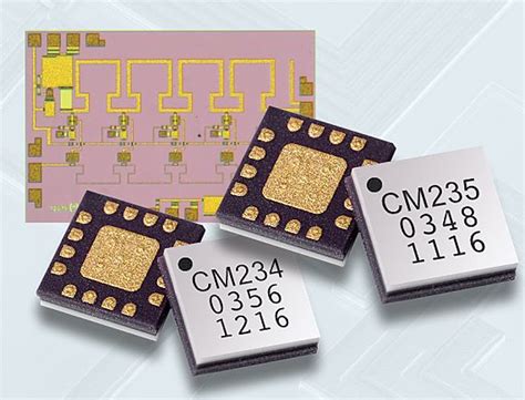 RF and microwave amplifiers for military and telecommunications introduced by Custom MMIC ...