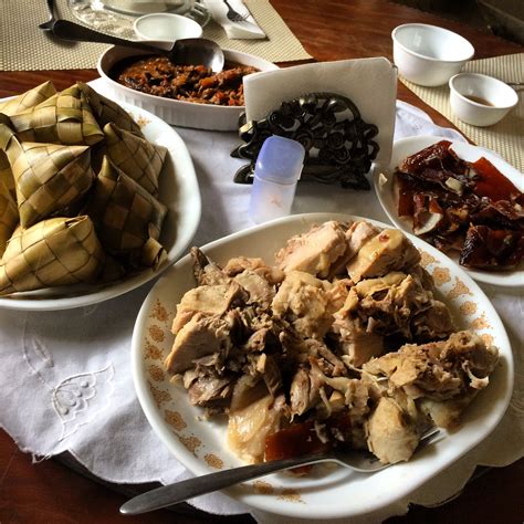 Puso (hanging rice), Sautéed Buwad (dried fish), and Lechon (roast pig) in Cebu, the Philippines ...