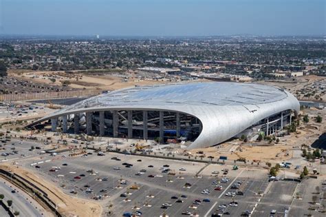 Check out these new aerial photos of SoFi Stadium