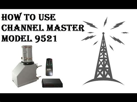 How To Use Channel Master - TV Antenna Rotator - Model 9521 - YouTube