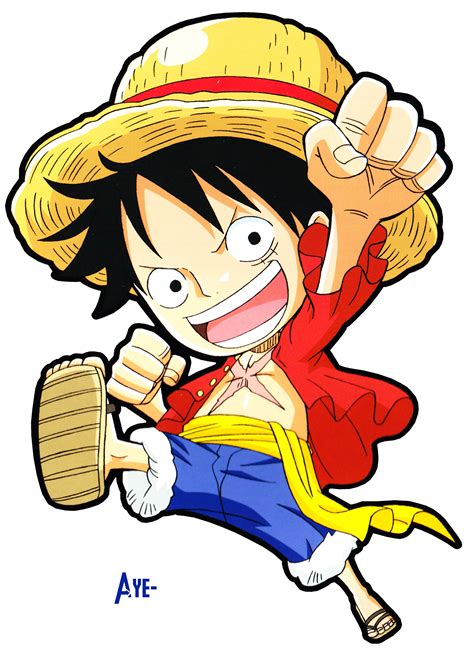 Luffy Chibi Render by YeYe-Chan on DeviantArt