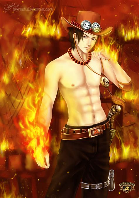 Fire fist Ace by Myme1 on DeviantArt