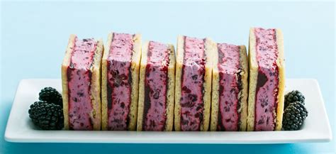 Blackberry Buttermilk Ice Cream Sandwiches | Love and Olive Oil