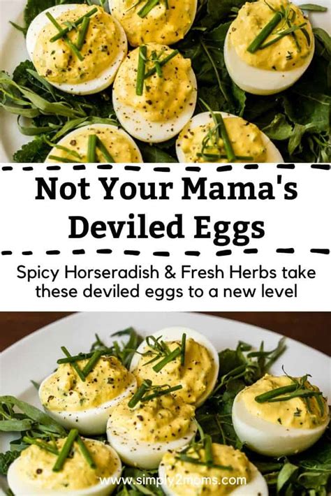 Not Your Mama's Deviled Eggs | Keto Horseradish Deviled Egg Recipe