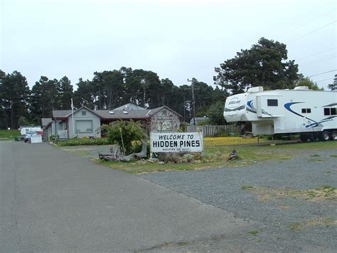 Hidden Pines RV Park Campground - Fort Bragg California : Fort Bragg RV ...