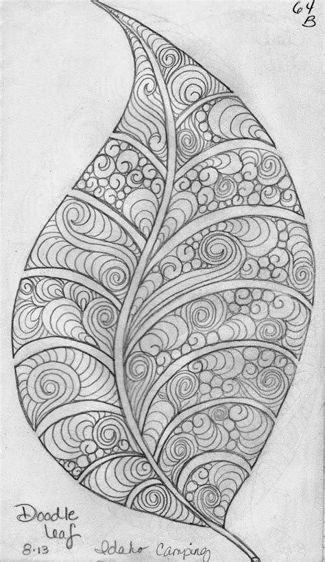 LuAnn Kessi: Sketch Book.....Leaf Designs 5