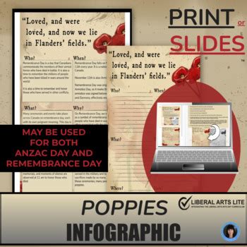 REMEMBRANCE DAY | POPPIES | REMEMBRANCE DAY INTERACTIVE OR PRINT ...