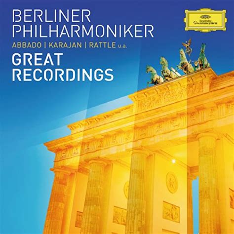 Berliner Philharmoniker GREAT RECORDINGS CD