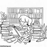 Pin On library Coloring Pages sketch template