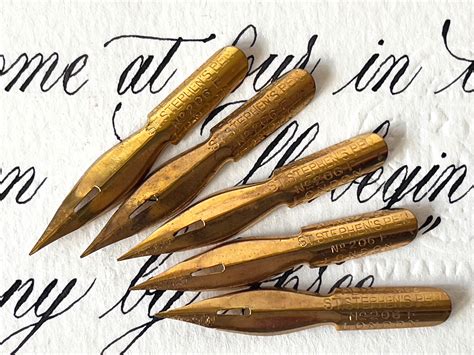 Ink Pen Nibs/Calligraphy Nibs Vintage Perry & Co St | Etsy