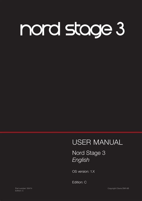 NORD STAGE 3 USER MANUAL Pdf Download | ManualsLib