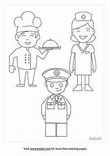 Free Jobs Coloring Page  Printables Kidadl sketch template