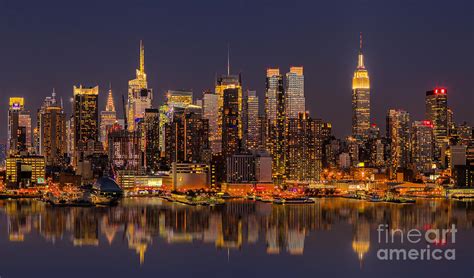 New York Skyline From New Jersey Photograph by Jerry Fornarotto