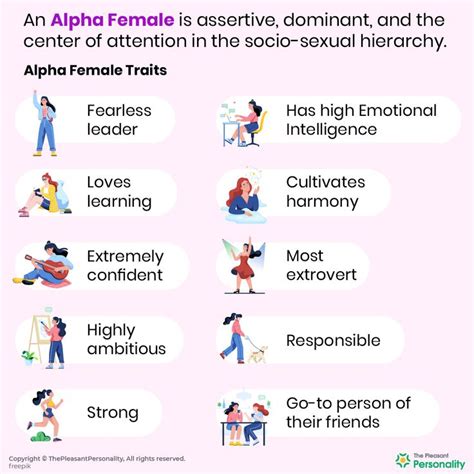 An alpha female is assertive, dominant, and the center of attention in ...