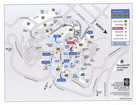 Ohsu Map Printable