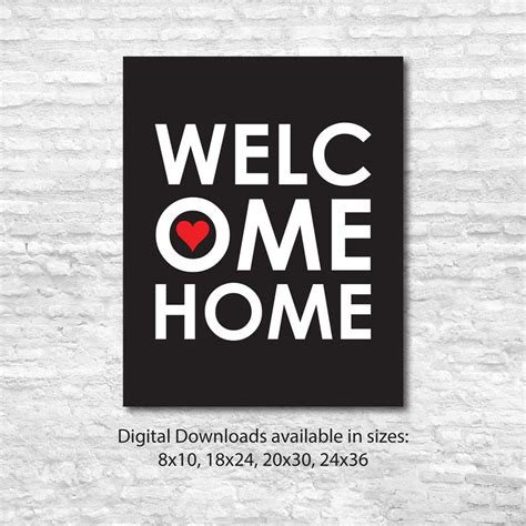 Digital Download Welcome Home Poster for Soldiers or | Etsy | Welcome home posters, Home poster ...